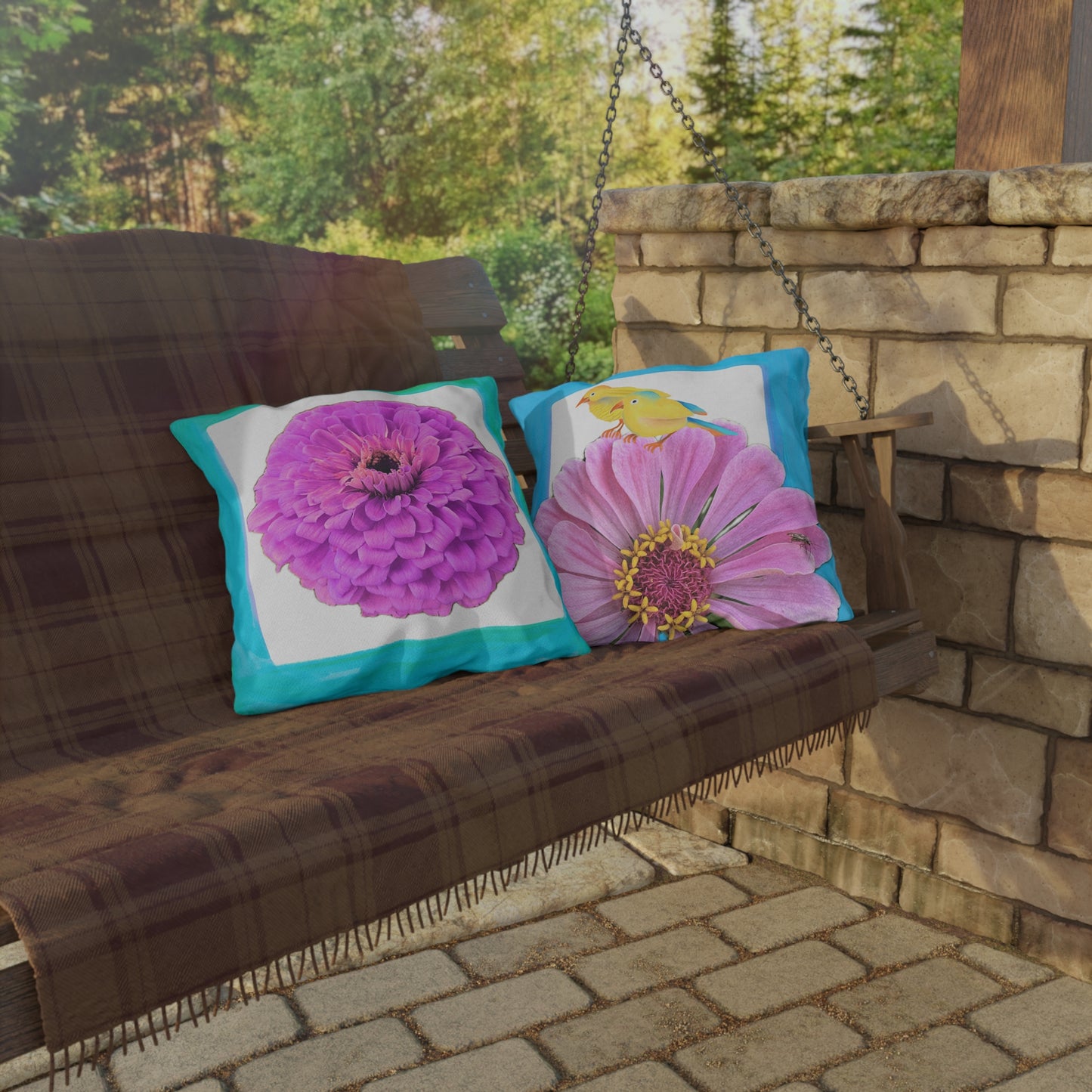 Zinnia Outdoor Pillows