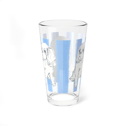 Dogi Fun Pint Glass, 16oz Cocker Spaniel