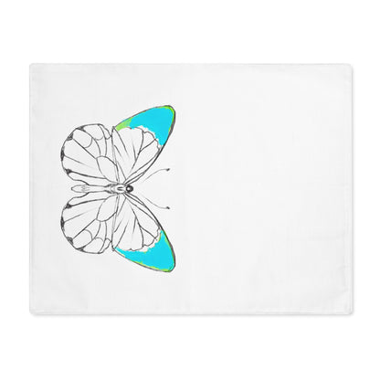 Placemat, 1pc Lucy Butterfly Aqua