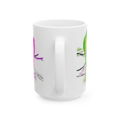 Blossoms & Birds Ceramic Mugs