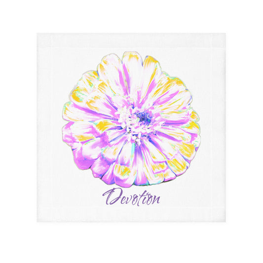 Zinnia Face Towel Devotion