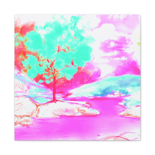 Joyful Landscape Matte Canvas, Stretched, 1.25"