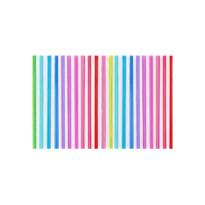 Indoor/Outdoor Rugs Magic of Watercolor Whimsy Stripes