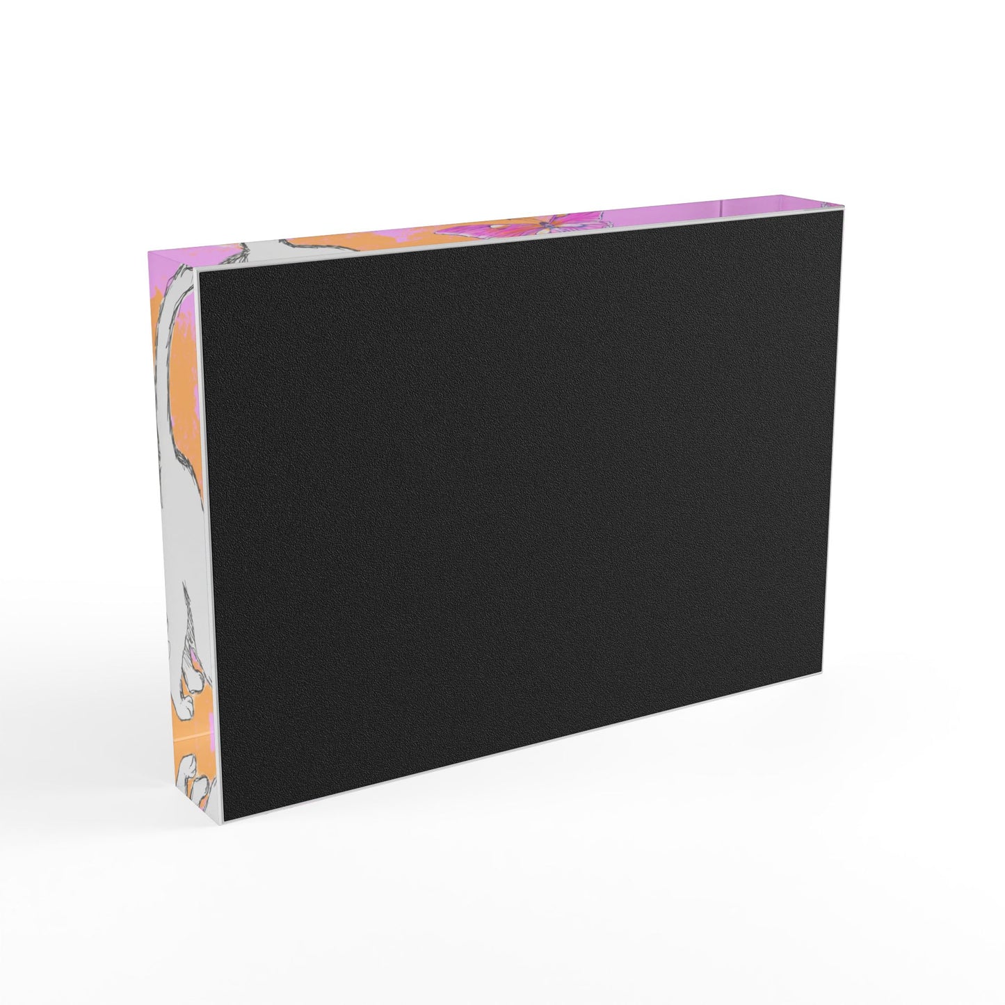 Kitty Flutter Acrylic Block
