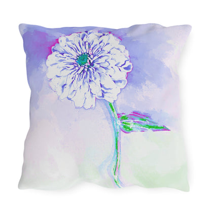 Outdoor Pillows Abstract Zinnia Color Story